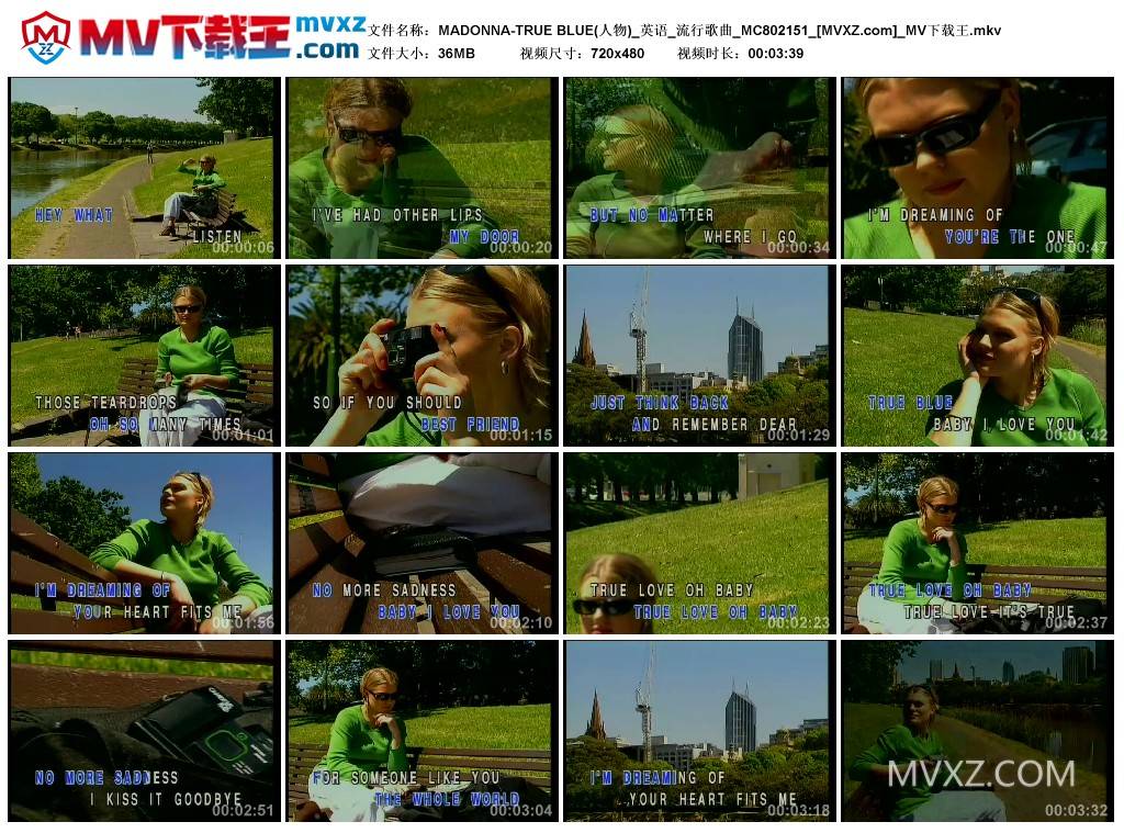 MADONNA-TRUE BLUE(人物)_英语_流行歌曲_MC802151